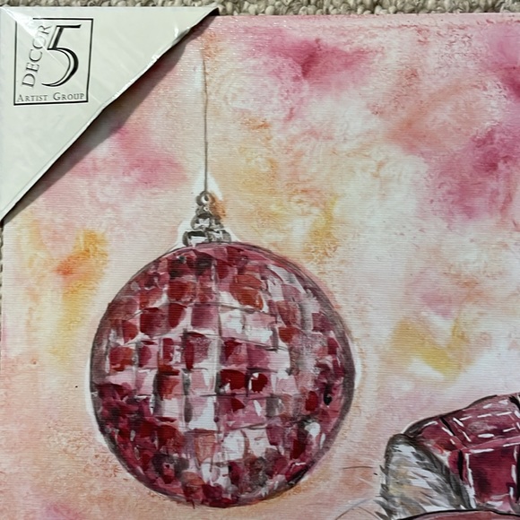 Cute, quirky canvas wall picture 🐱Disco Cat 🐱 - Picture 3 of 13